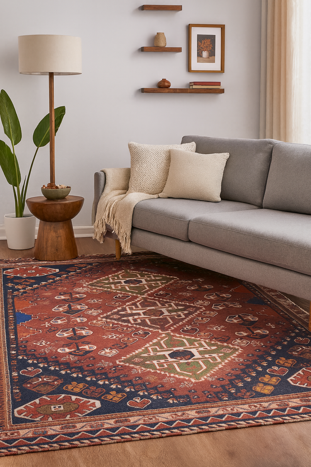 Moroccan Digital Print Rug