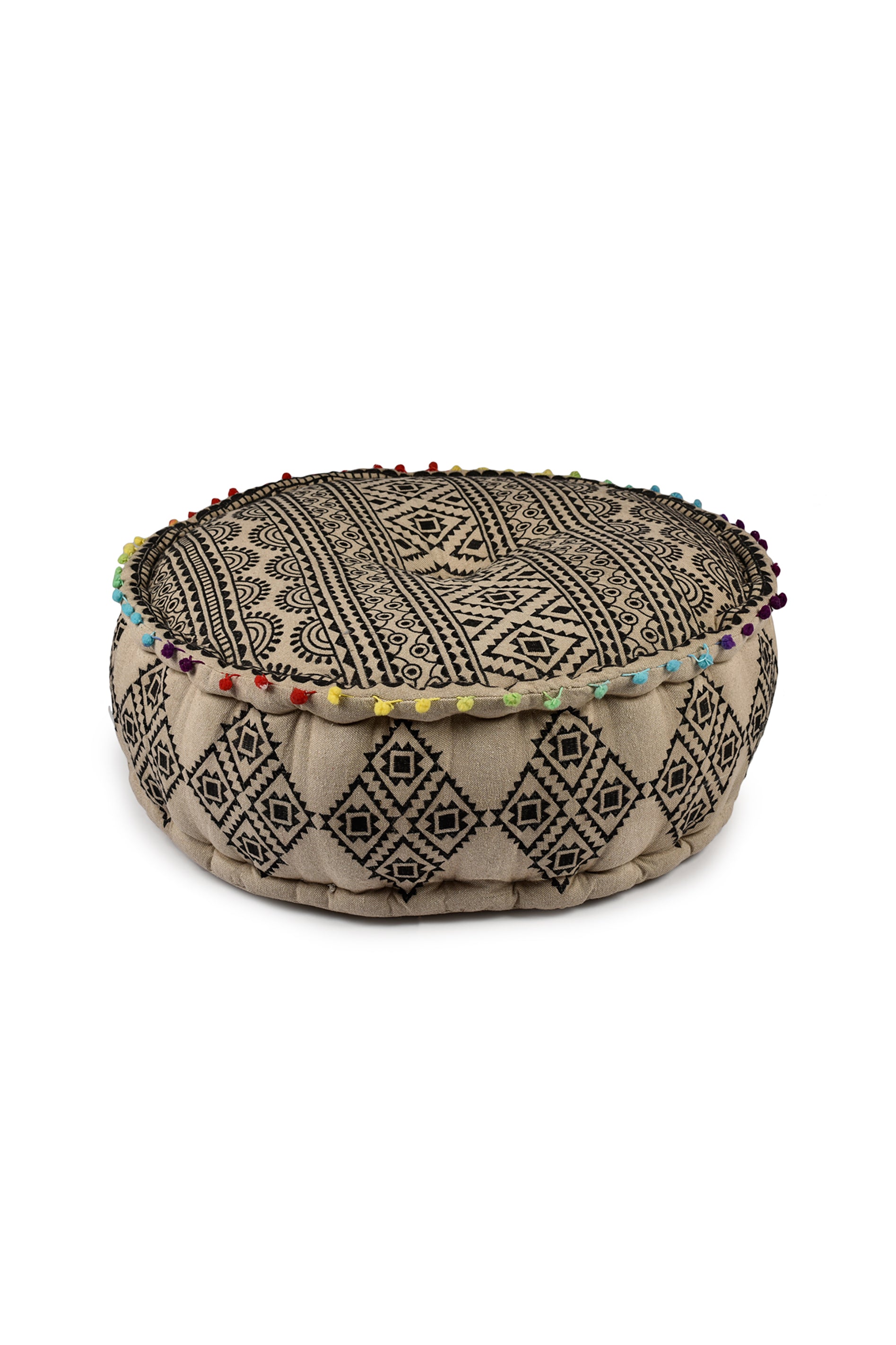 Tribal Charm Pouf