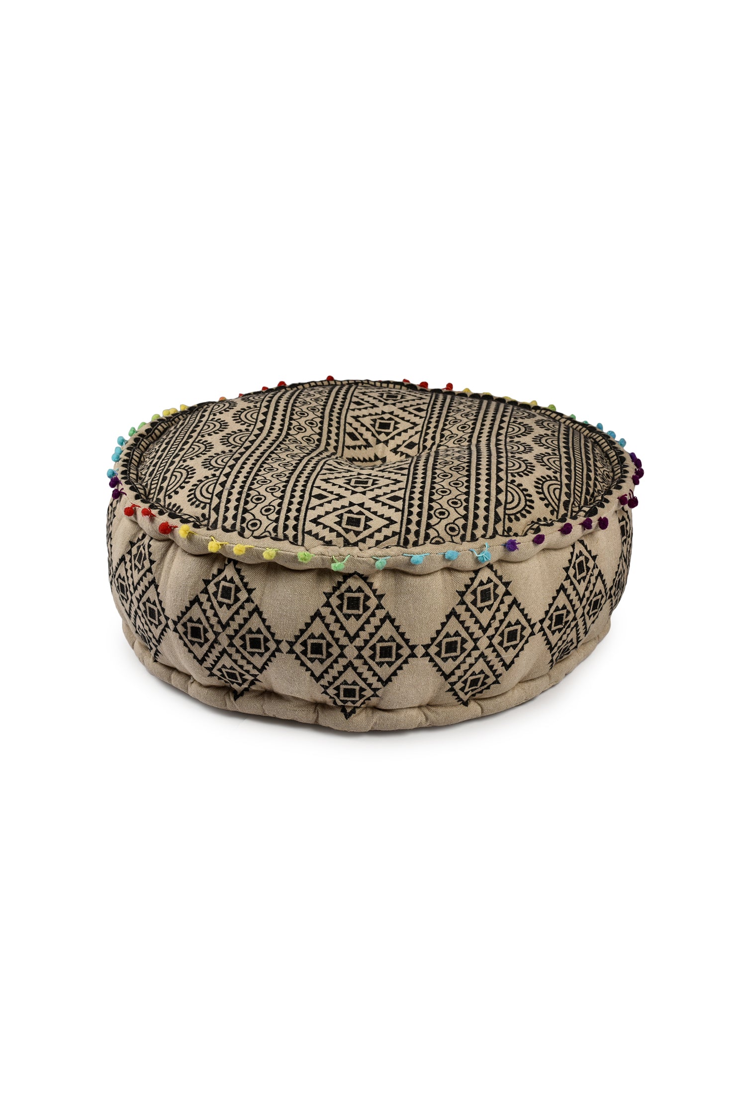 Tribal Charm Pouf