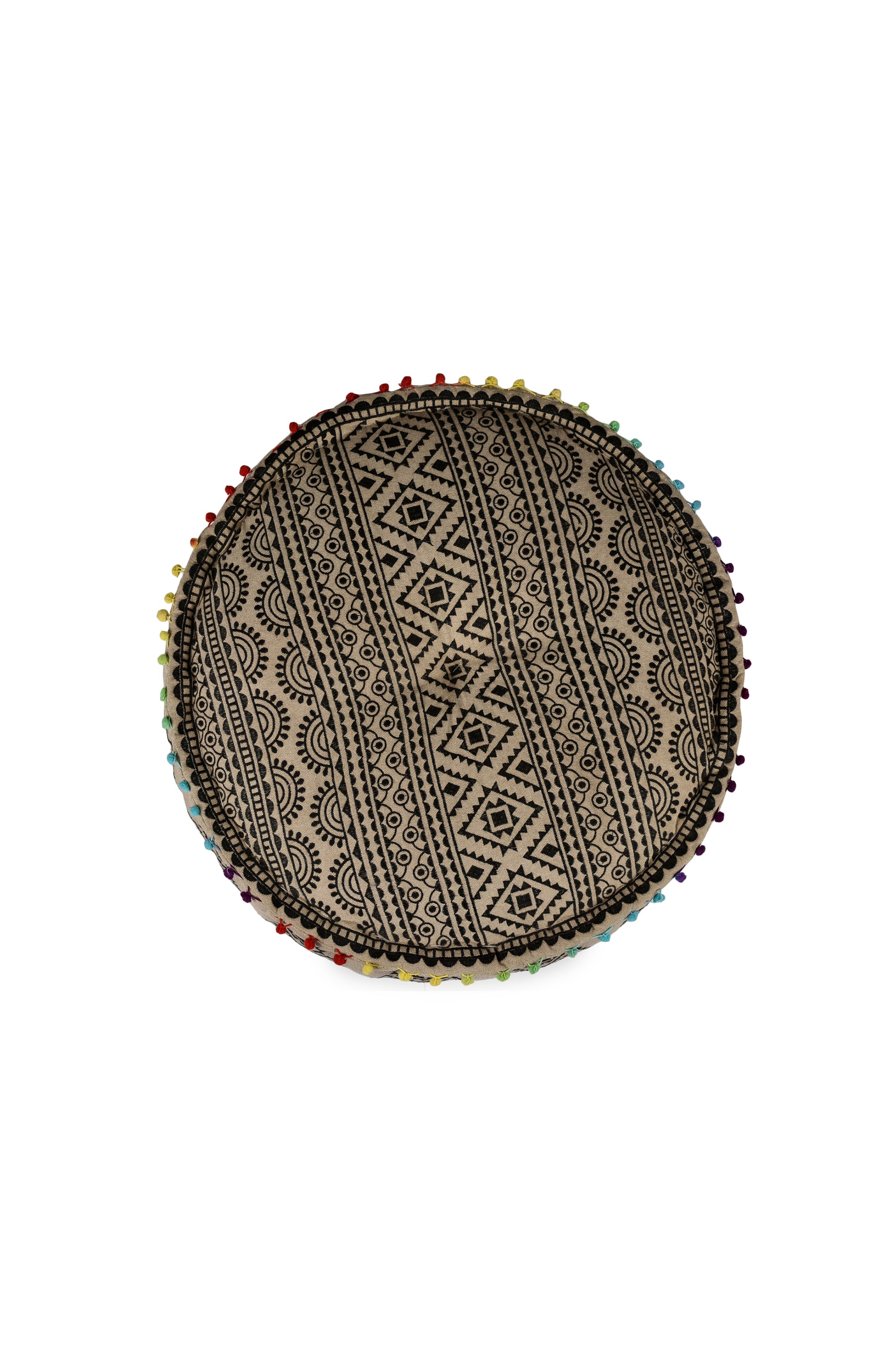Tribal Charm Pouf