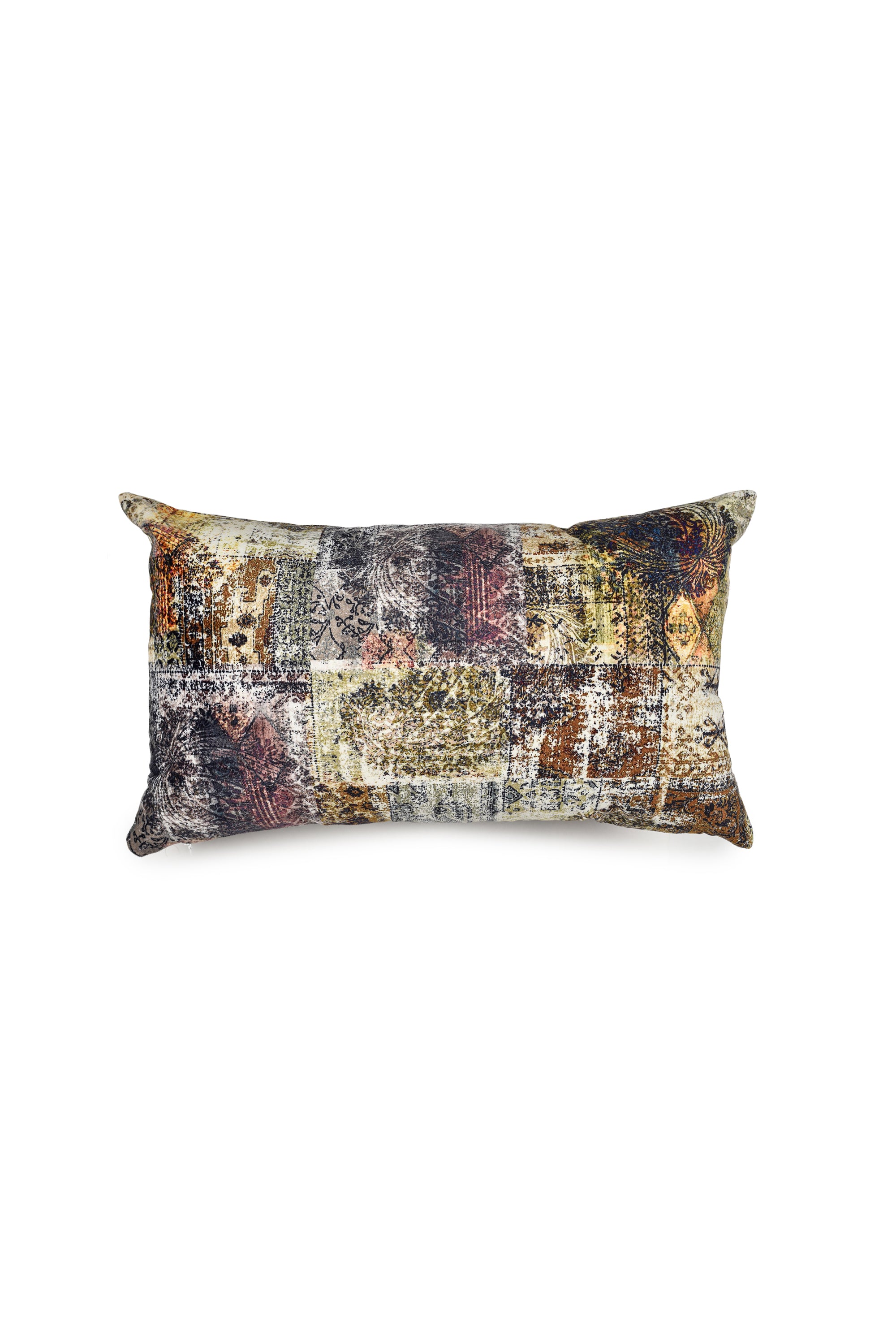 Rustic Patchwork Cushion Cover