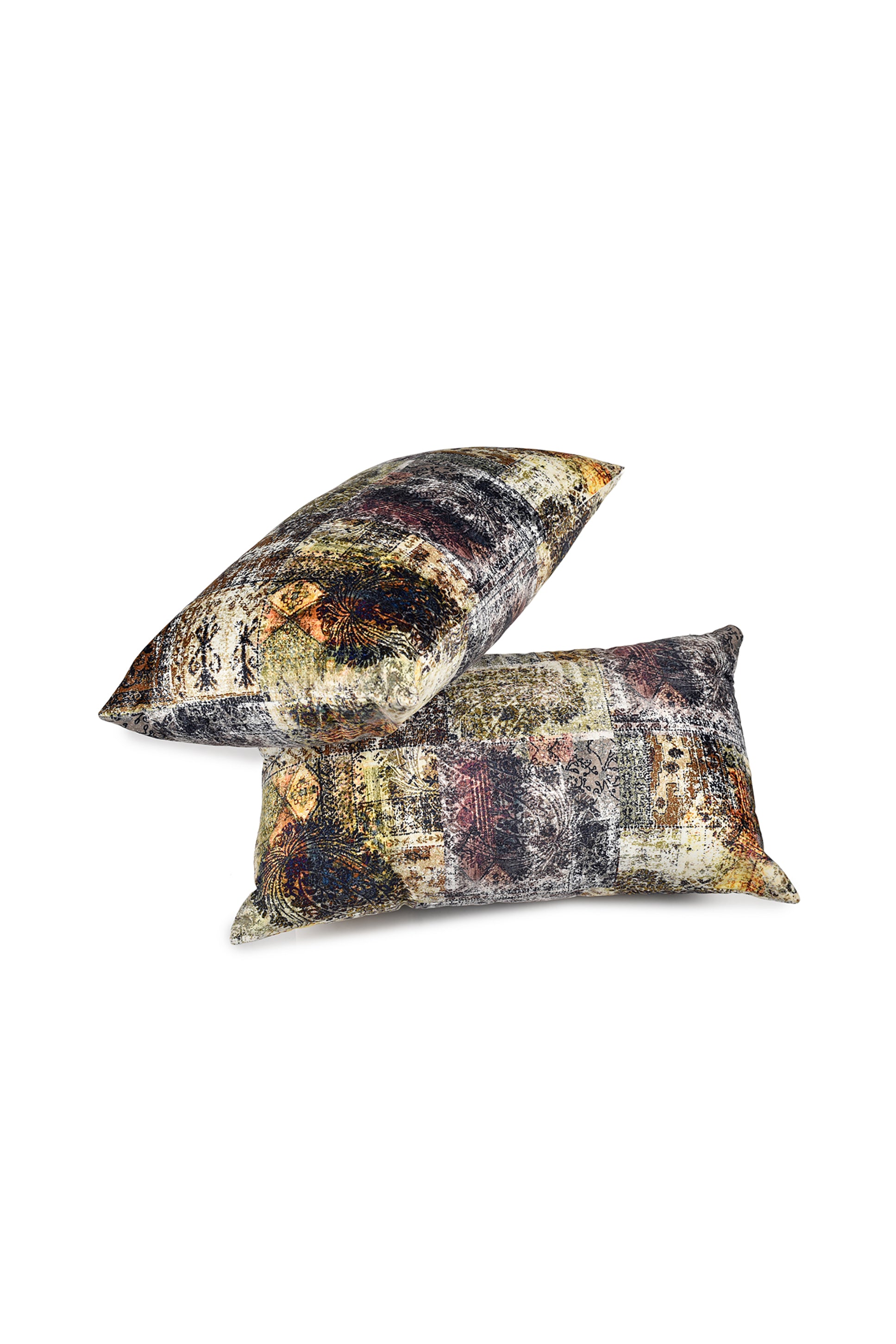 Rustic Patchwork Cushion Cover