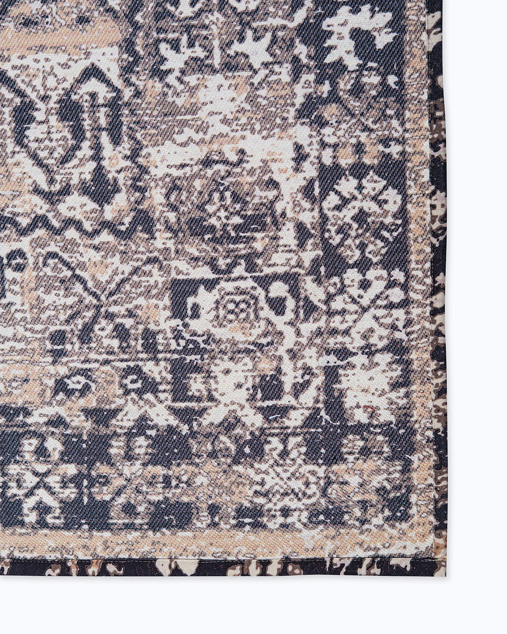 Charcoal Delight Digital Printed Rug