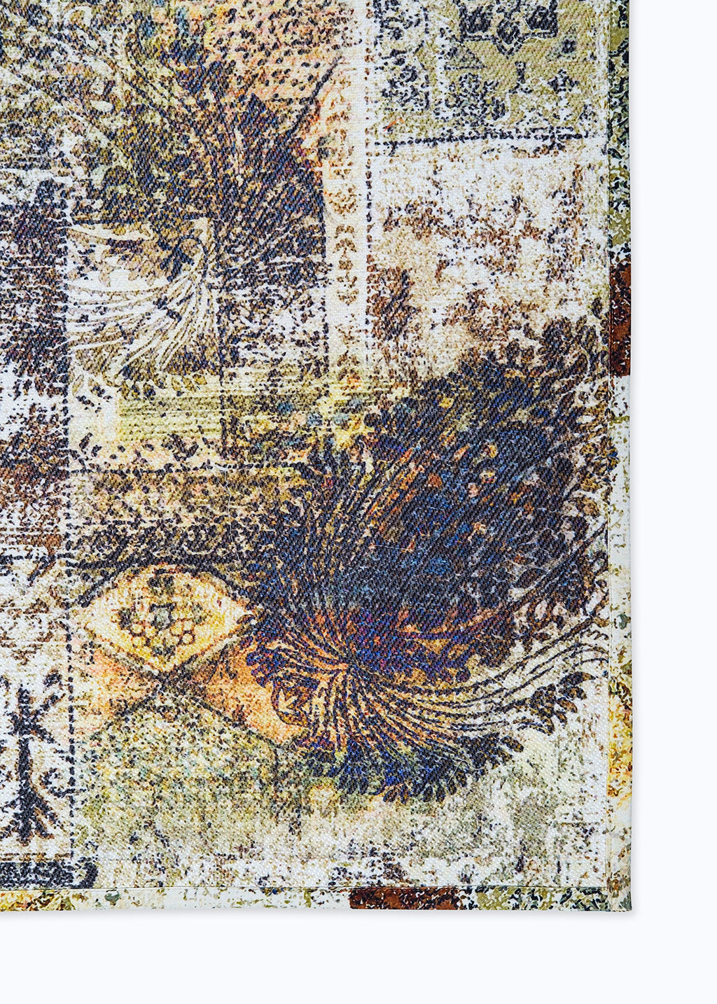 Leaf Medlay Digital Print Rug