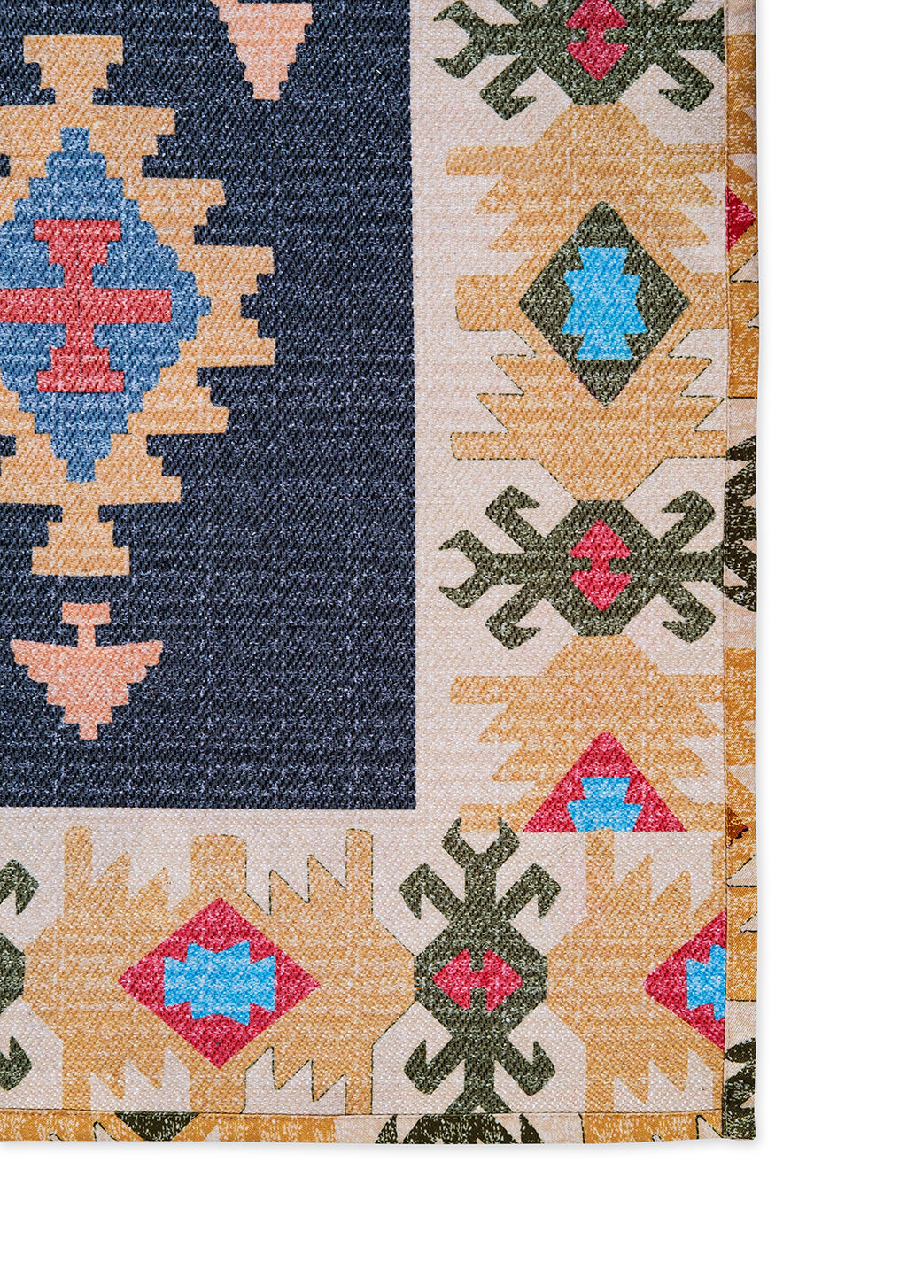 Black Delight Digital Printed Rug