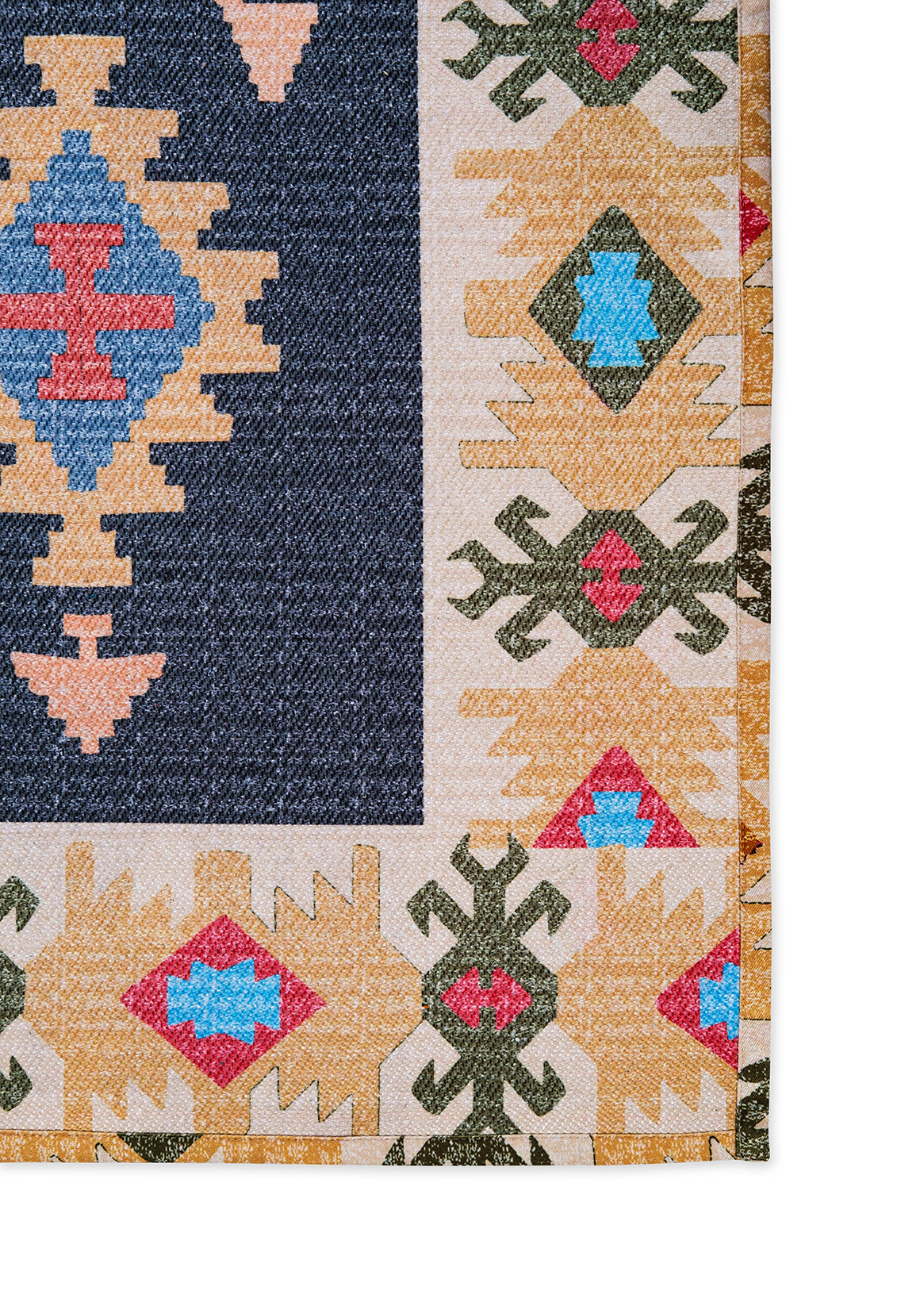 Black Delight Digital Printed Rug