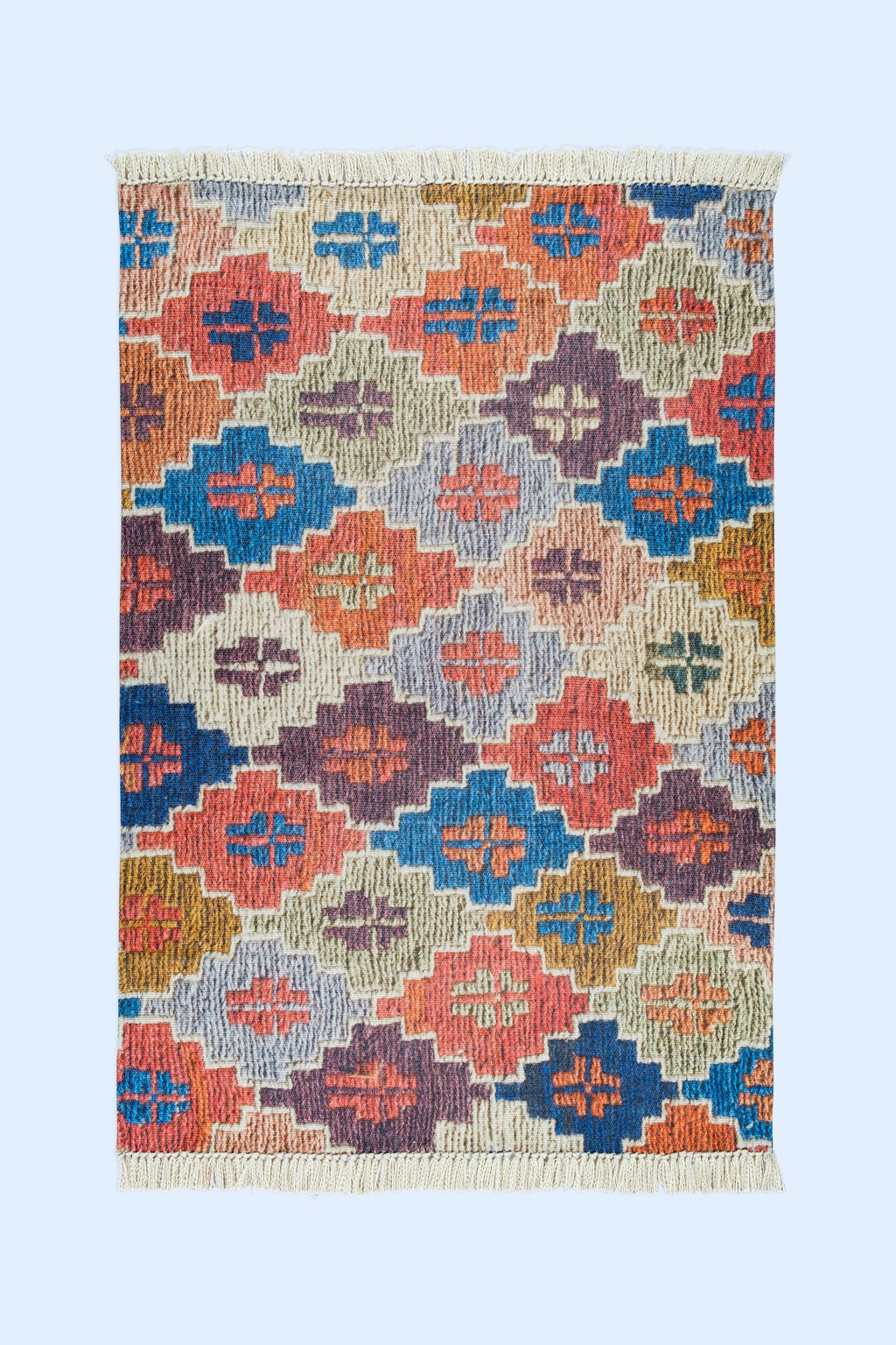 Mosaic Frilled Rug