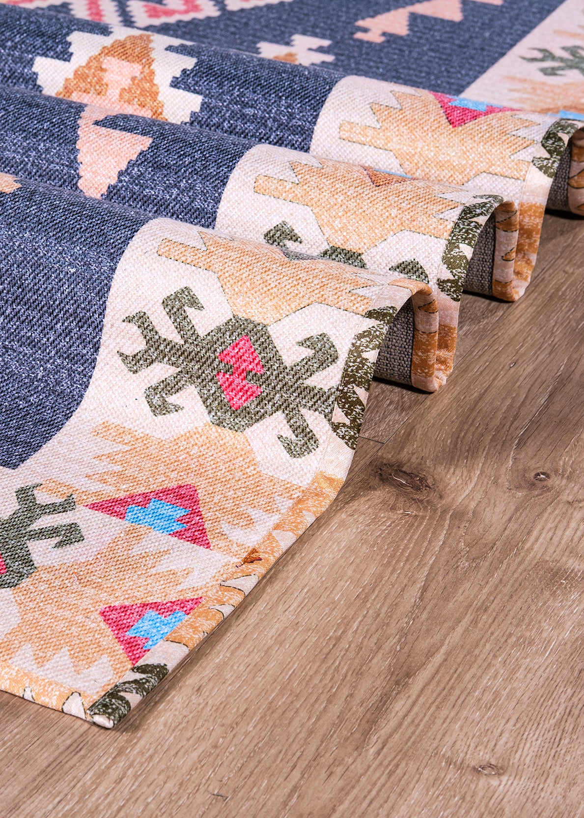 Black Delight Digital Printed Rug