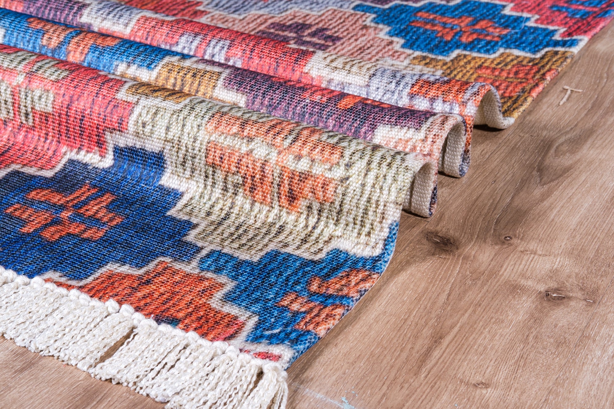 Mosaic Frilled Rug