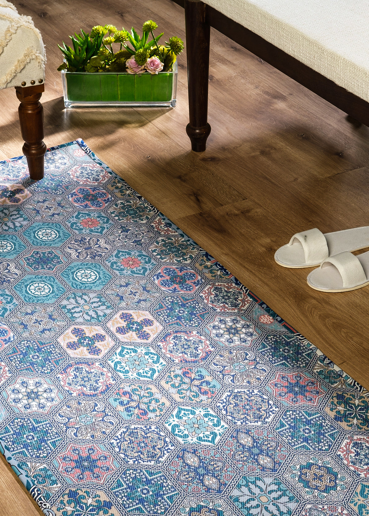 Phoneix Digital Print Cotton rug