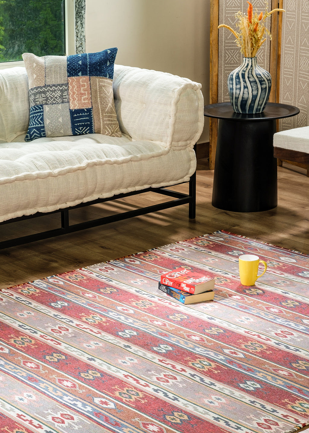 Rustic Vintage Digital Print Rug