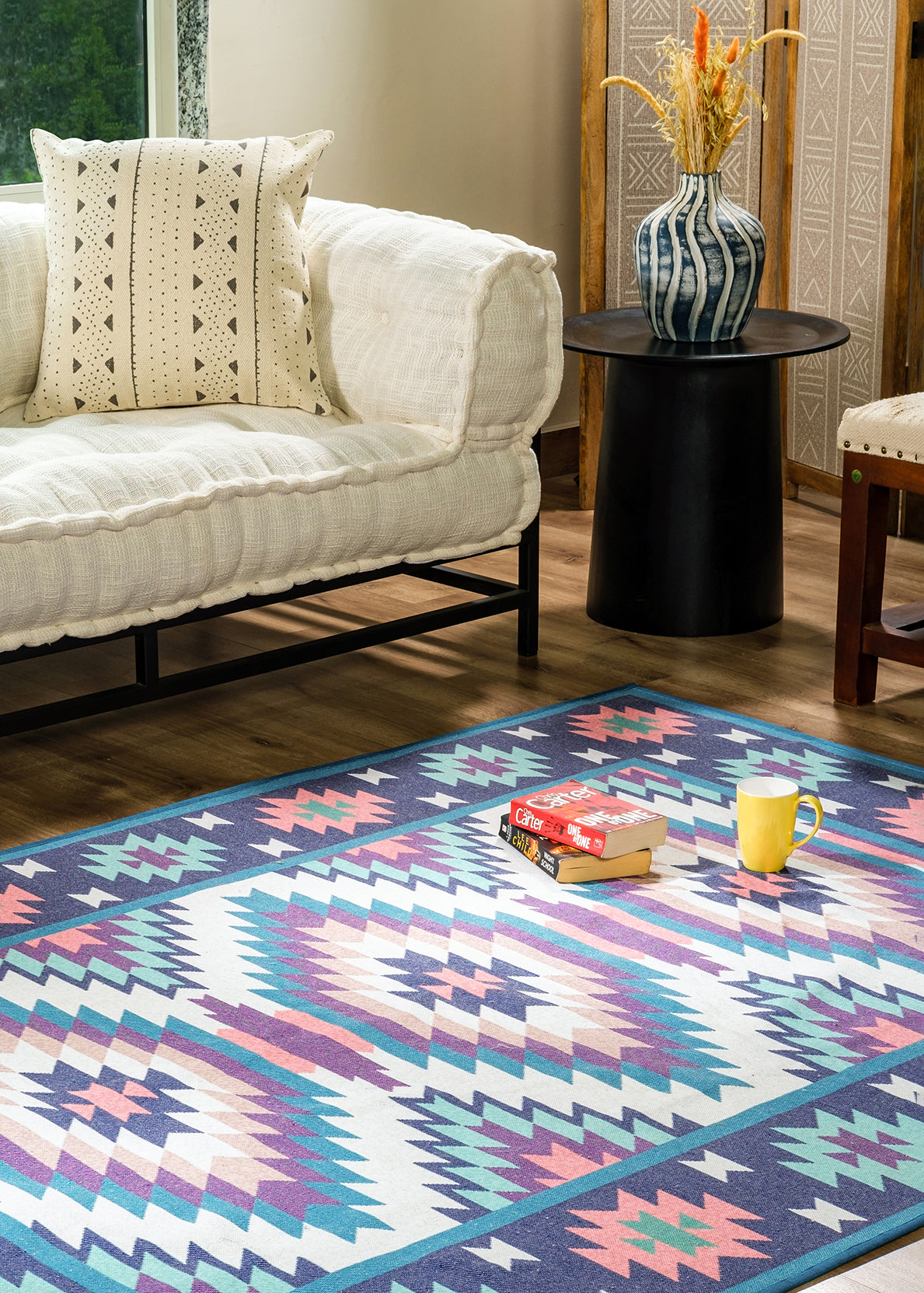 IKAT Classic Digital Printed Rug
