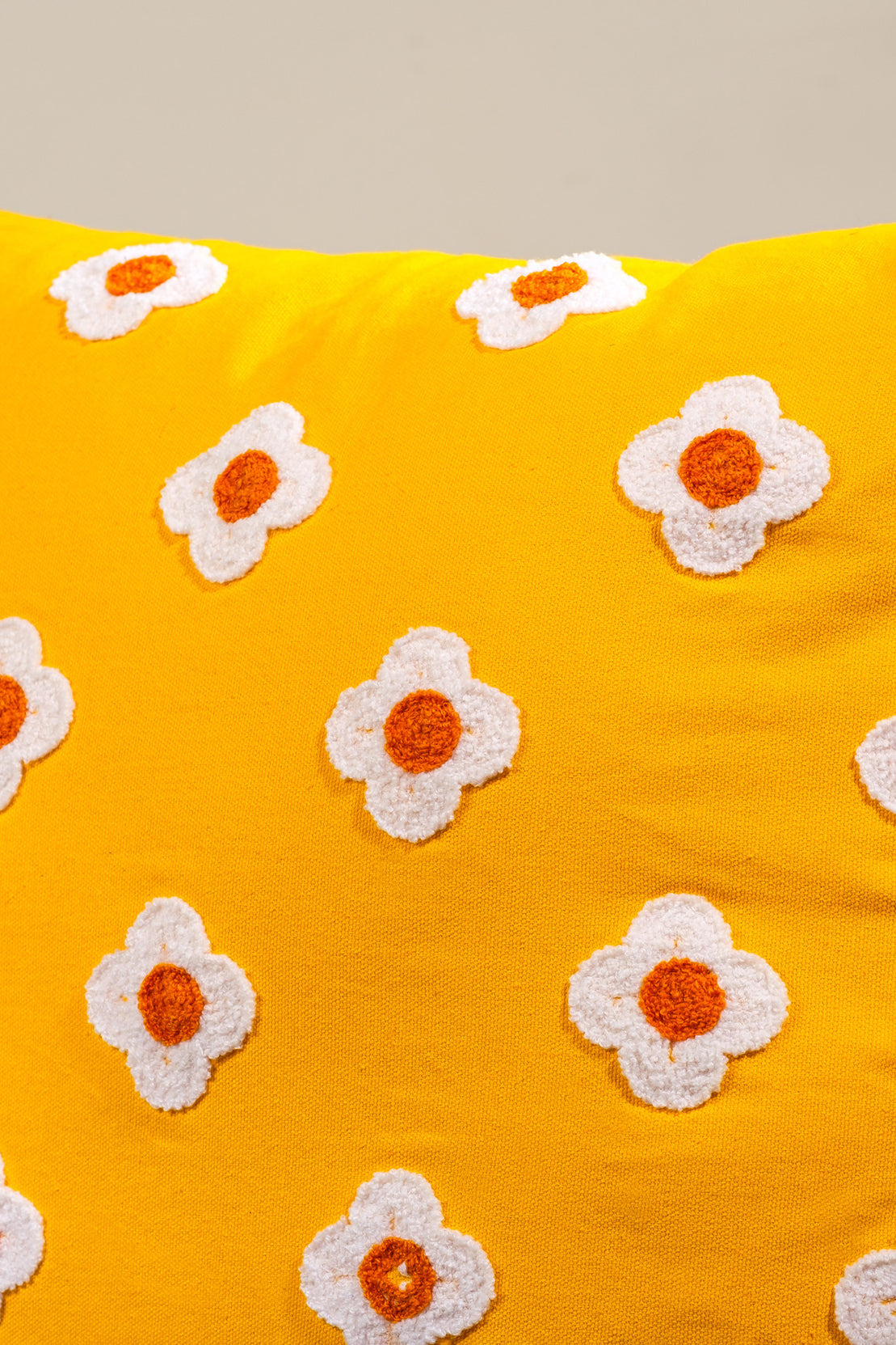 Sunny Bloom Cushion Cover