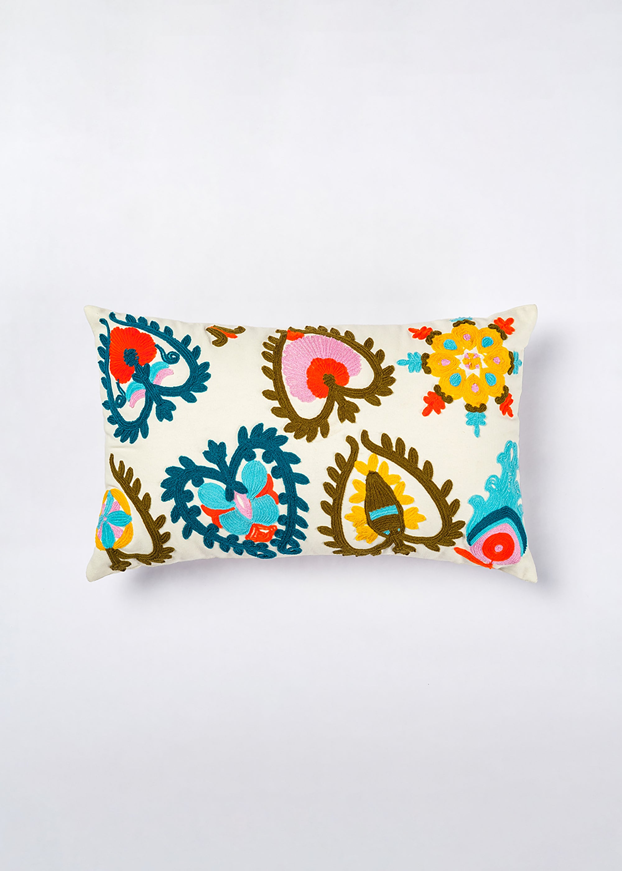 Boho Bloom Lumbar Cushion Cover