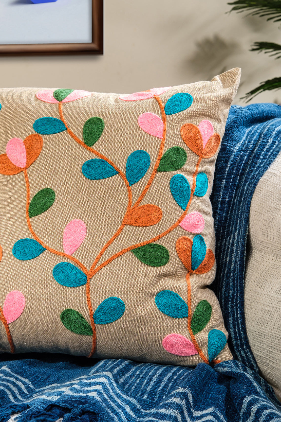 Blossom Vine Cushion Cover