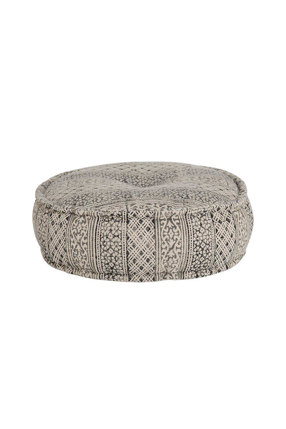 Monochrome Harmony Pouf