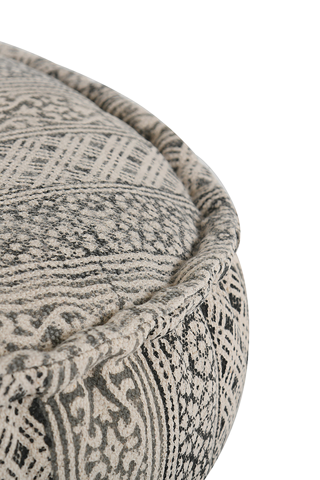 Monochrome Harmony Pouf