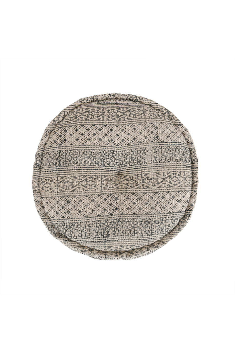 Monochrome Harmony Pouf