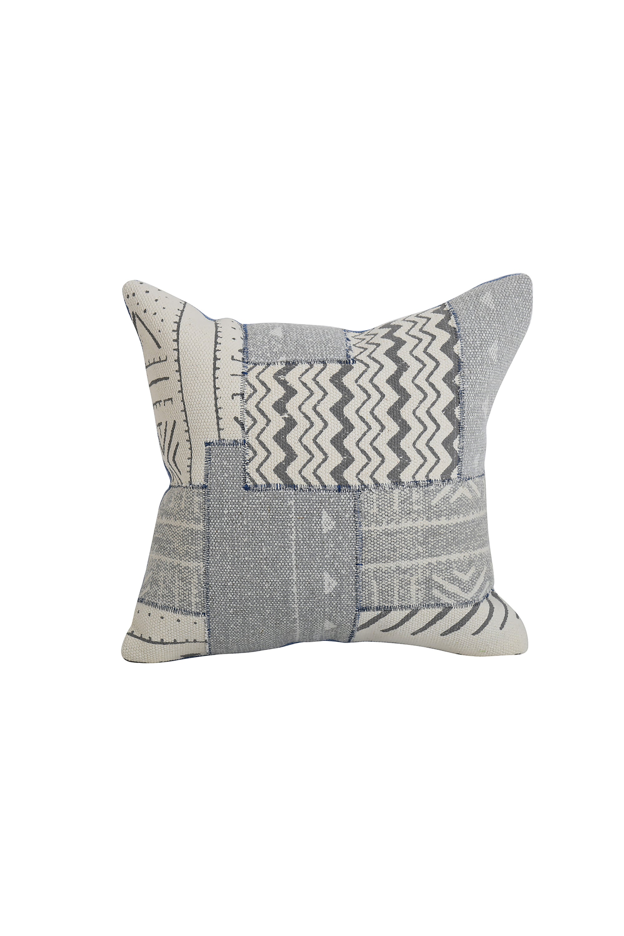 Zigzag Patch Cushion Cover