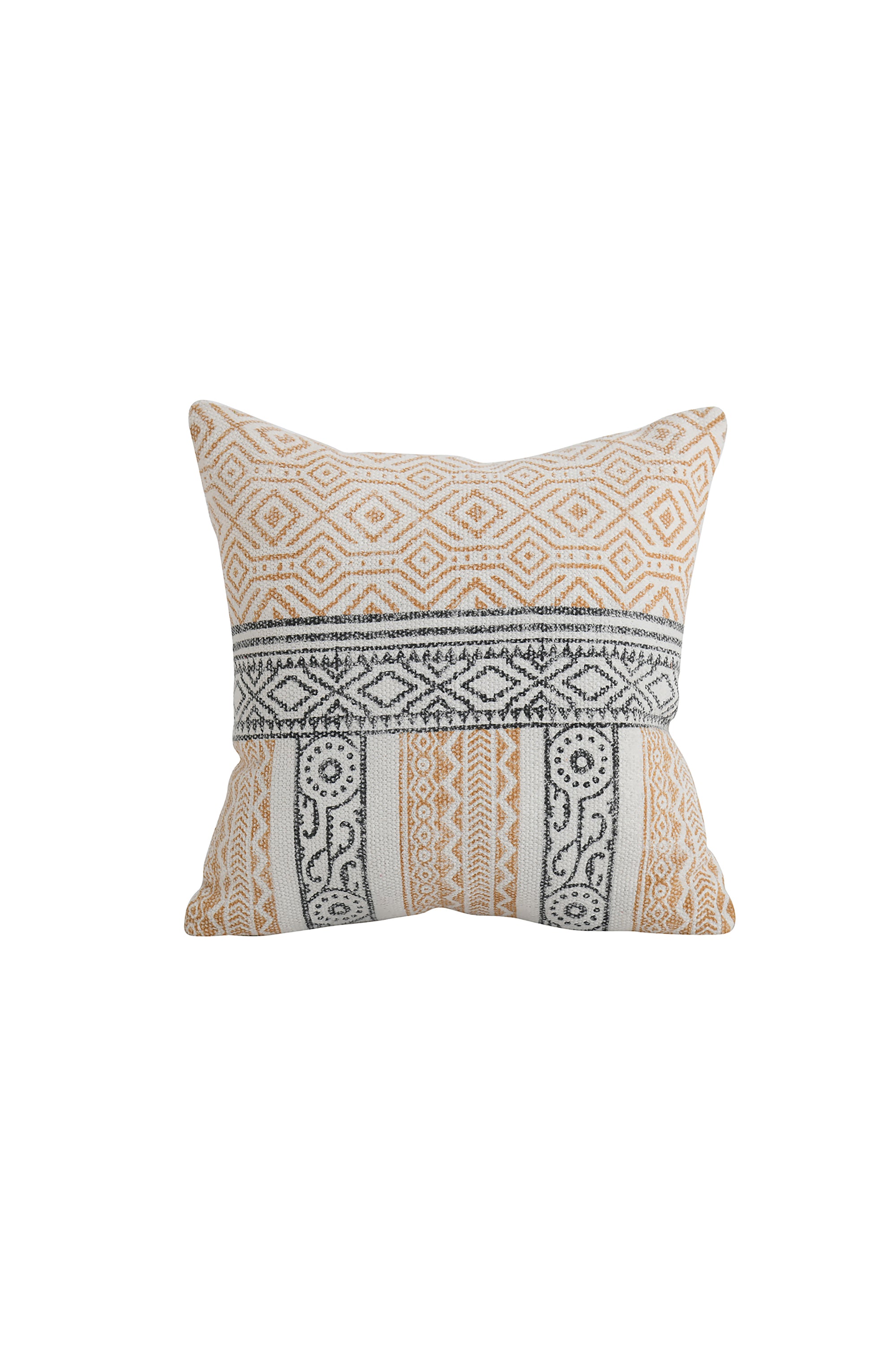 Golden Geo Cushion Cover