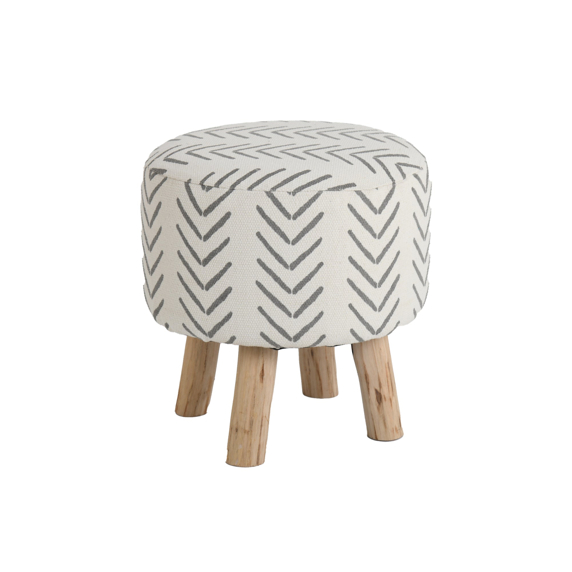 Ashele Wooden Stool set of 2 Pcs