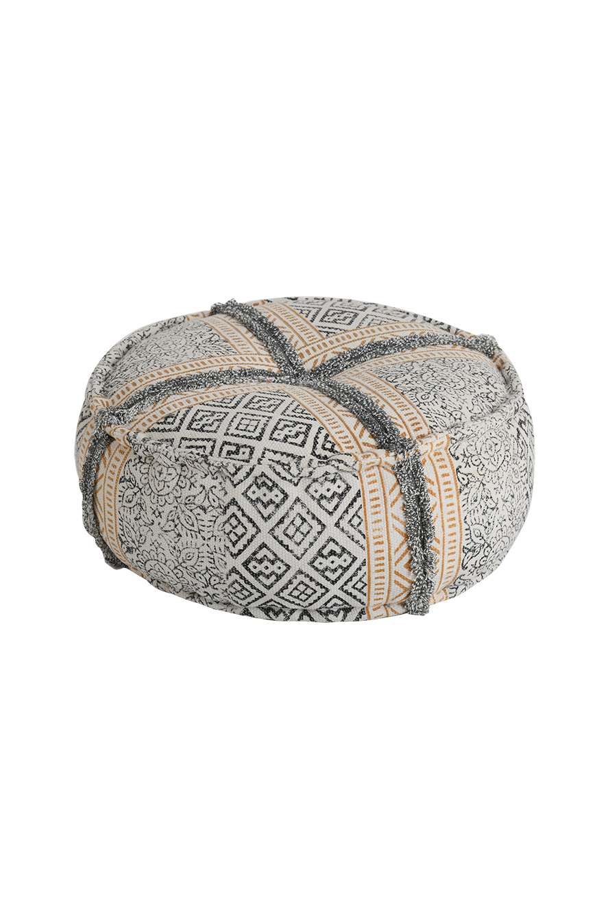 Tribal Weave Pouf