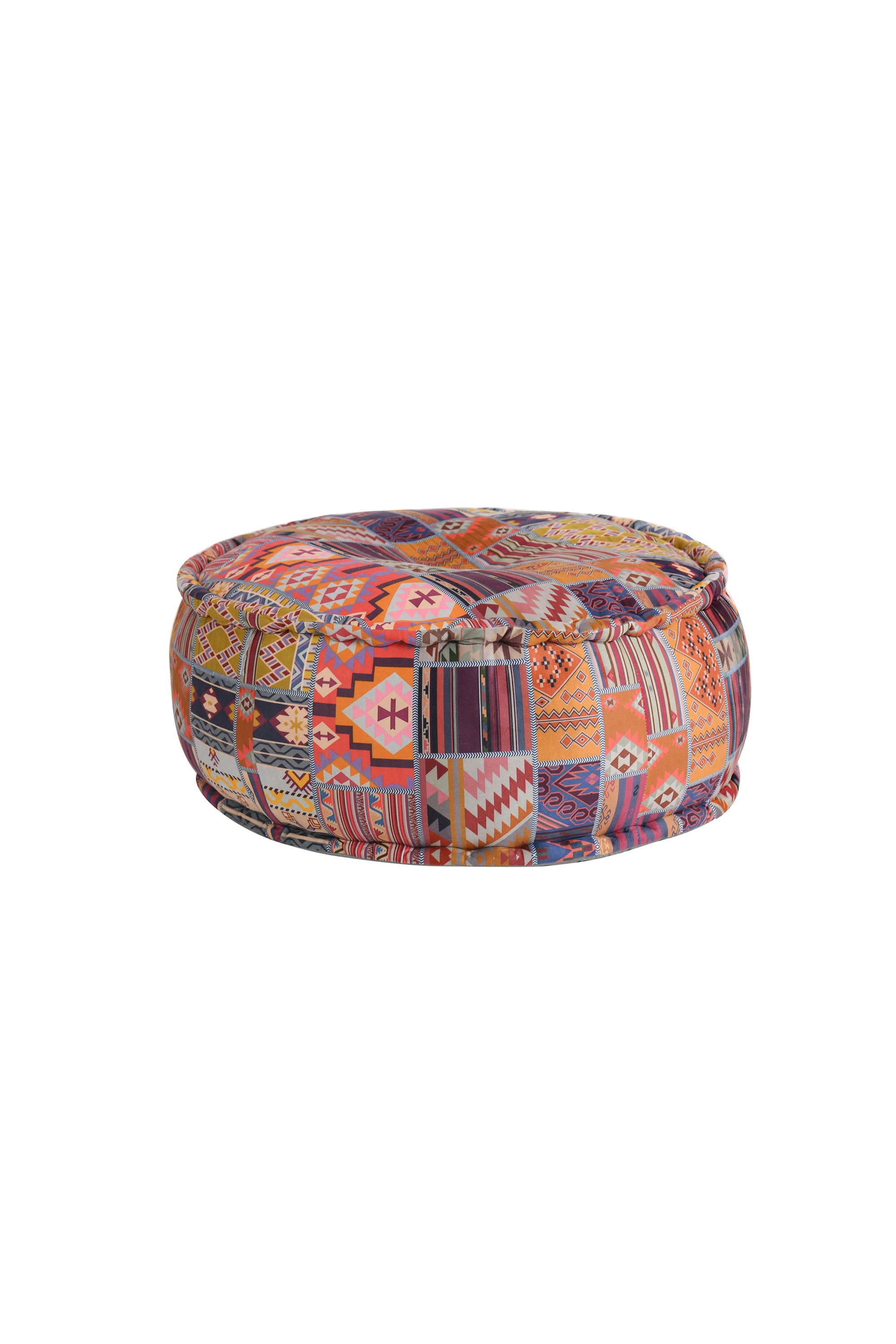 Boho Mosaic Pouf