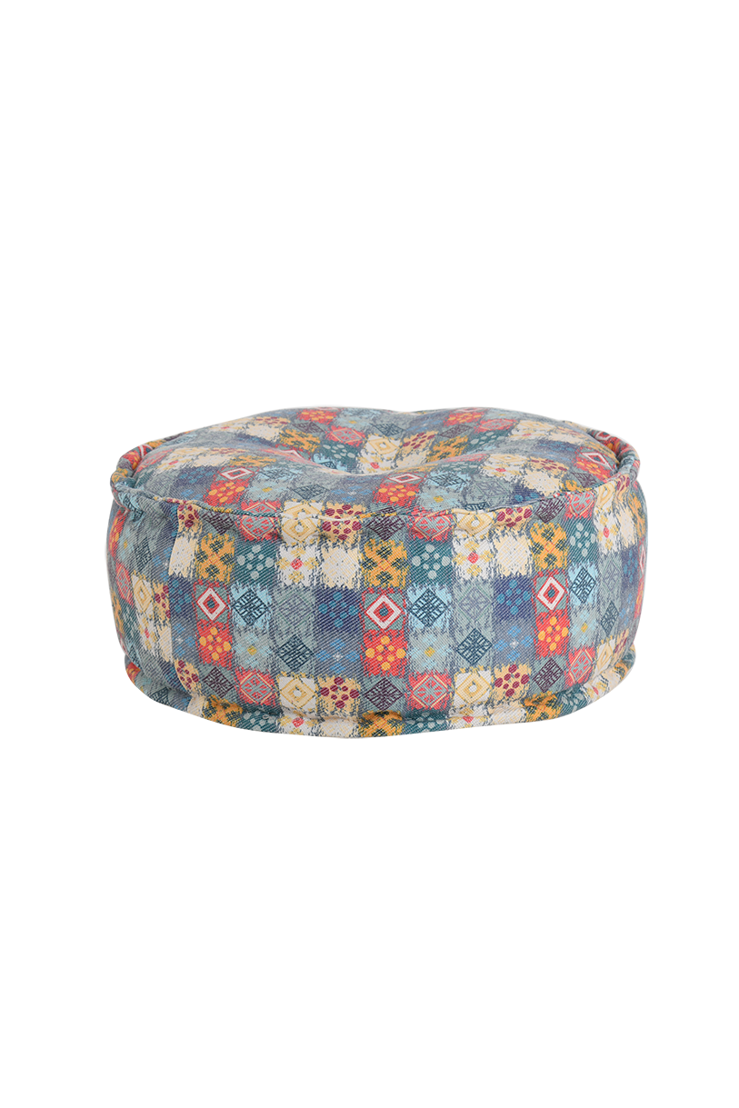 Boho Patch Pouf