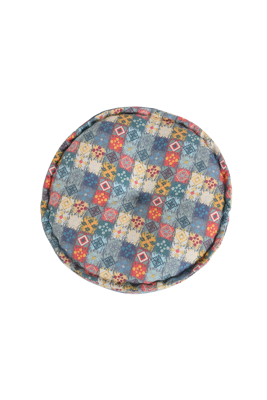 Boho Patch Pouf