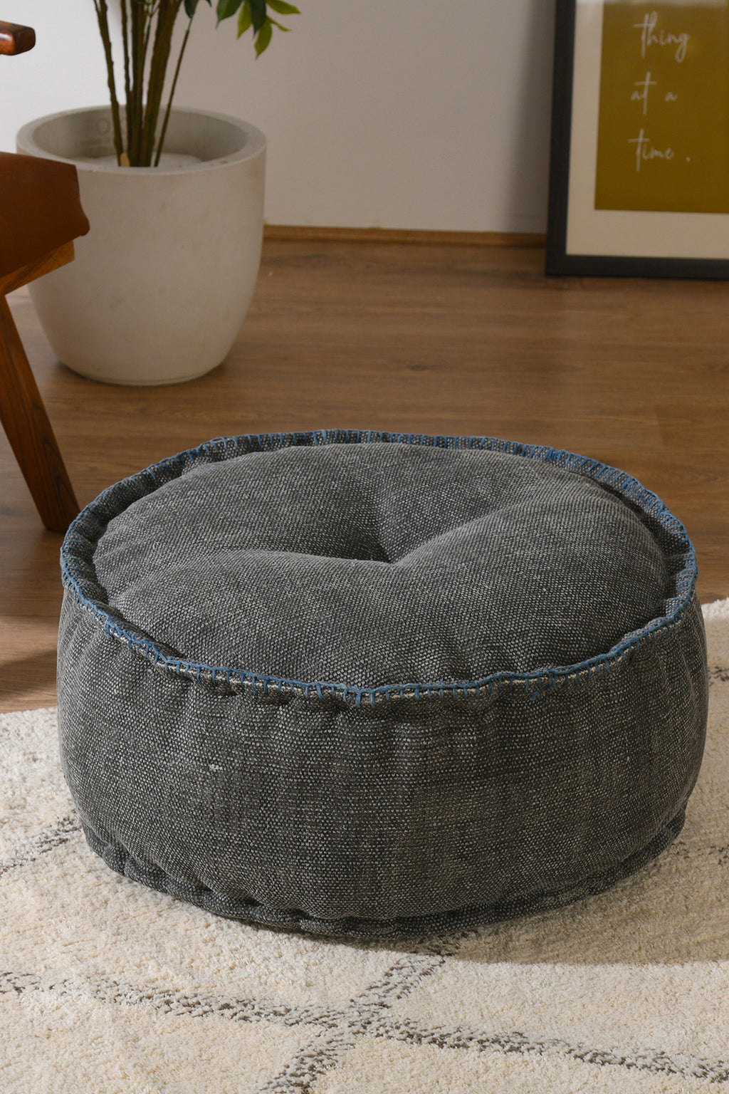 Urban Slate Pouf