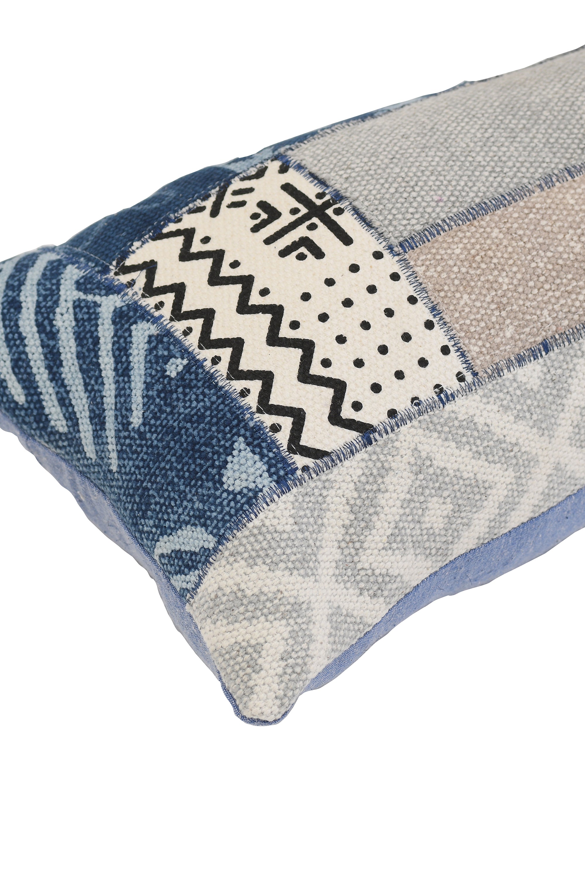 Boho Patch Luxe Cushion Cover