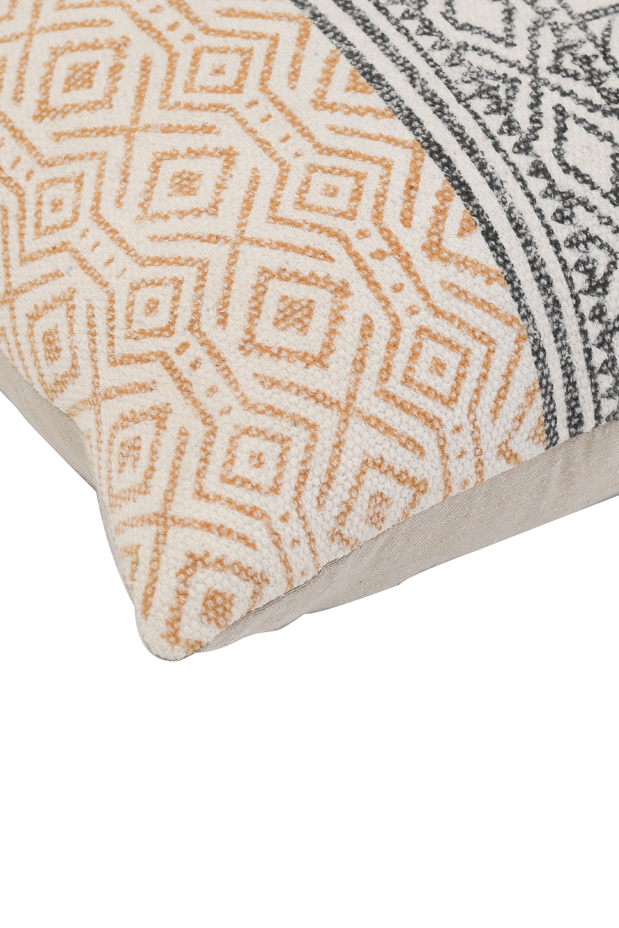 Golden Geo Cushion Cover