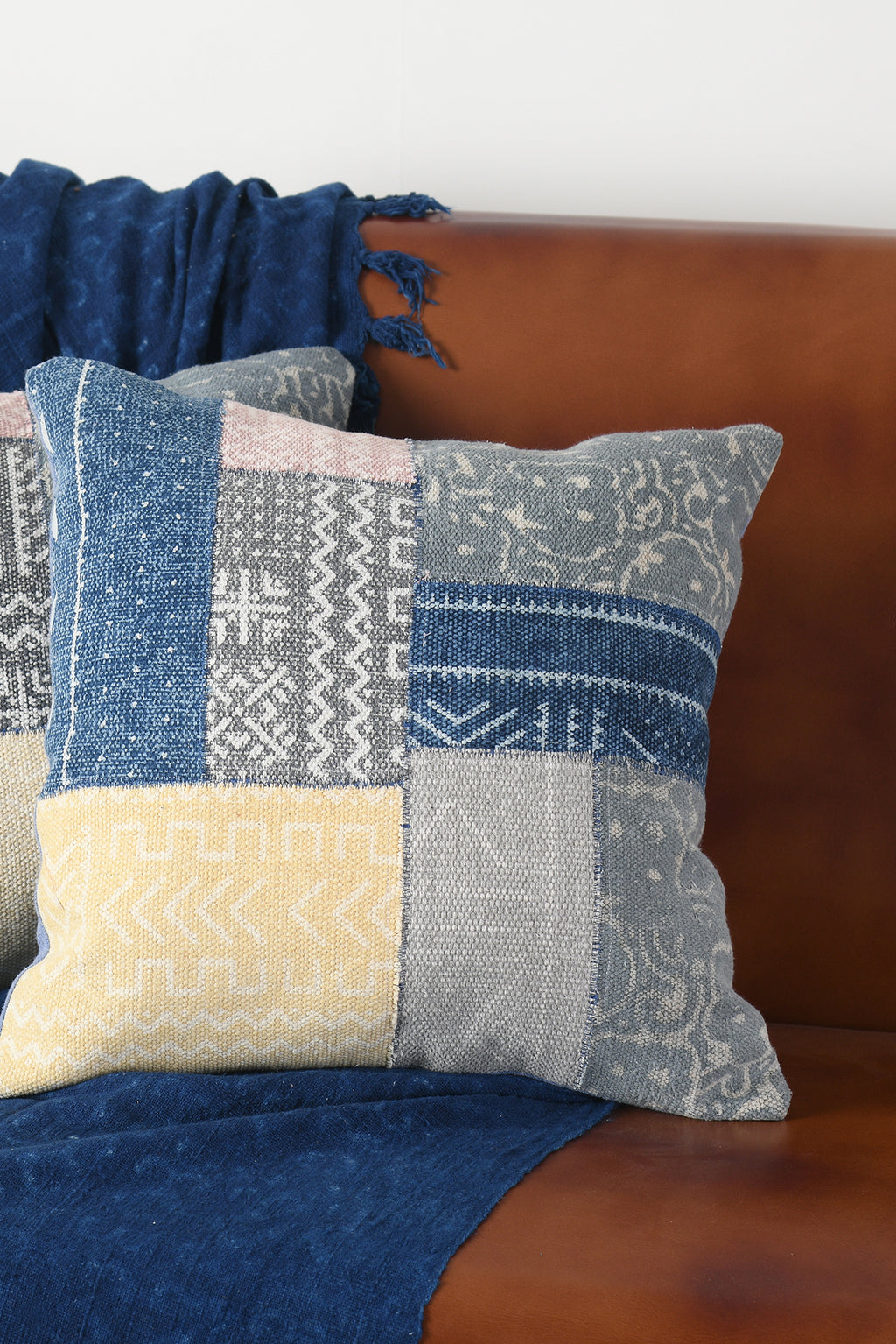 Patchwork Harmony Cushion Cover
