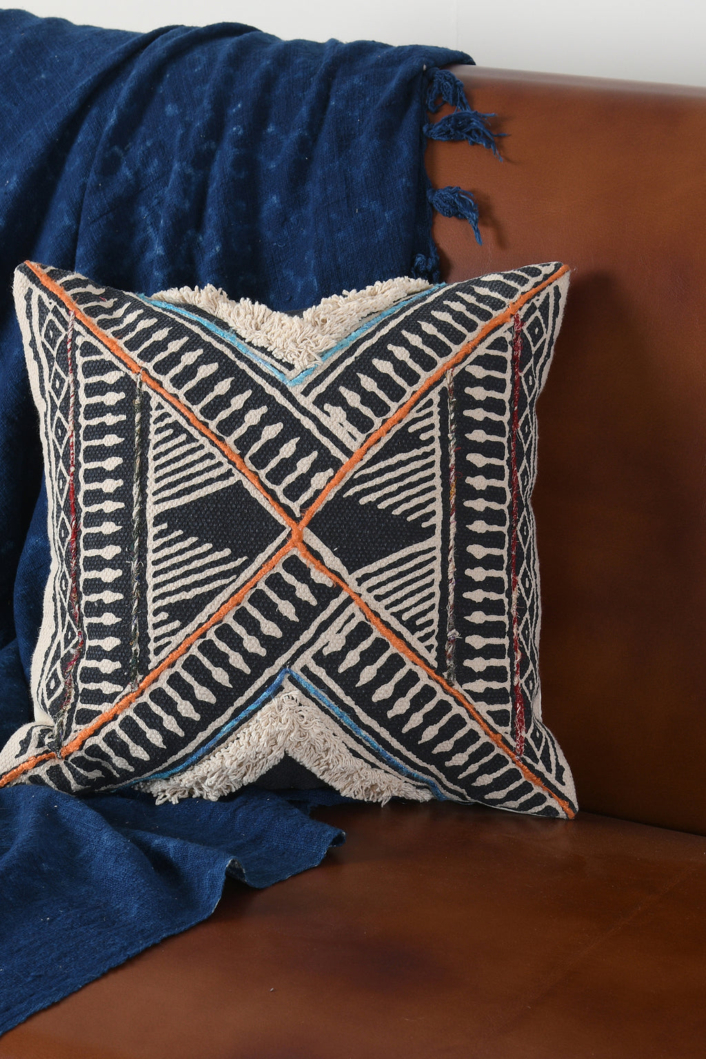Tribal Cross Cushion Cover