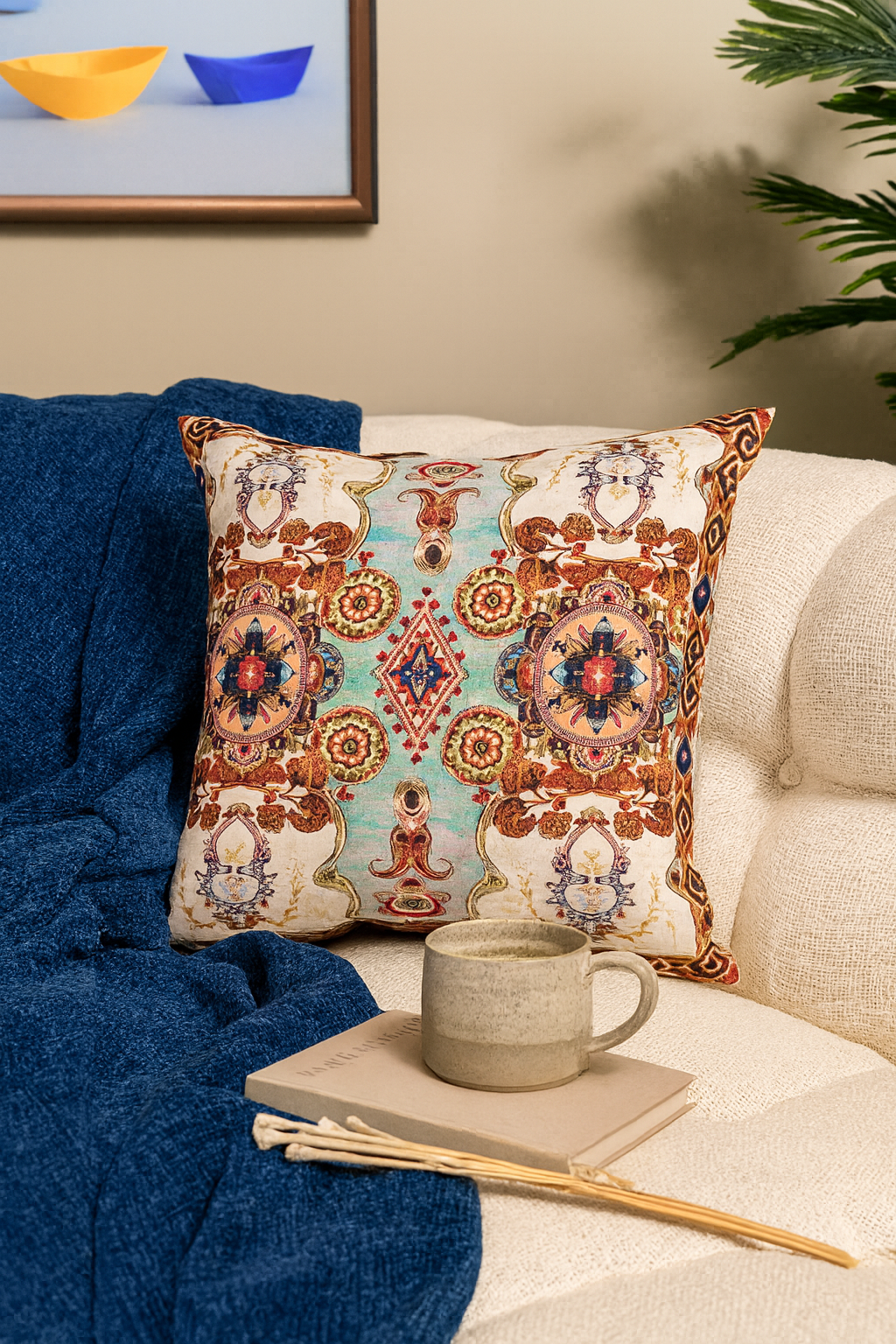 Persian Mirage Cushion Cover